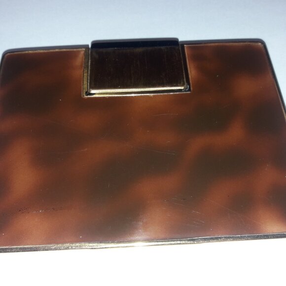 Cotillion Cigarette Case Enamel? Bakelite? Vintage Unique Antique US Patented - Picture 2 of 7